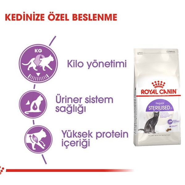 ROYAL CANİN CAT STERILISED37  2 KG*6